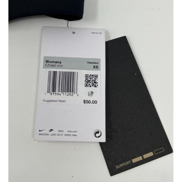 Nike x Megan Thee Stallion Medium-Support Non-Padded Black Sports Bra Size XS - Picture 4 of 11